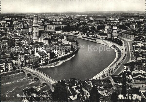 Verona Veneto Fliegeraufnahme