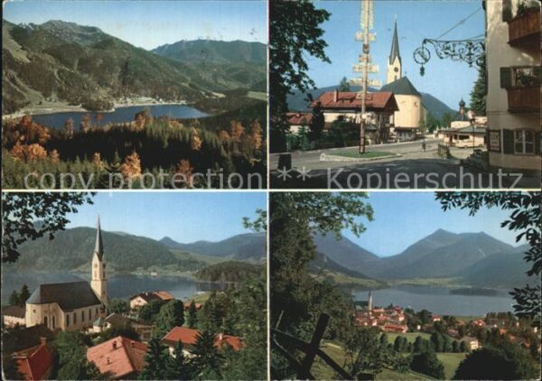 Schliersee mit Spitzingsee und Sonnwendjoch Kirche