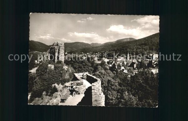 Badenweiler Panorama Burgruine