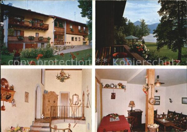 Schliersee Haus am Spiessbach Garten Treppenaufgan