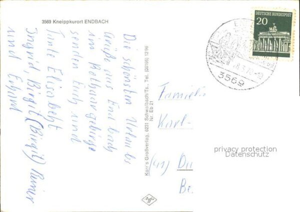 Endbach Bad Teilansichten Badehaus Koch Bergland Kl – Bild 2