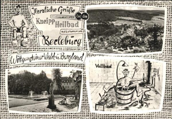 Berleburg Bad Total Kurpark Karikaturen
