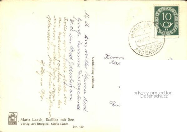 Maria Laach Glees Basilika mit See – Bild 2