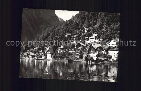 Hallstatt Austria Alte Häuser am See