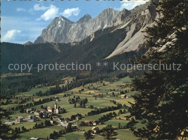 Ramsau Dachstein Steiermark mit Dachsteinsüdwände