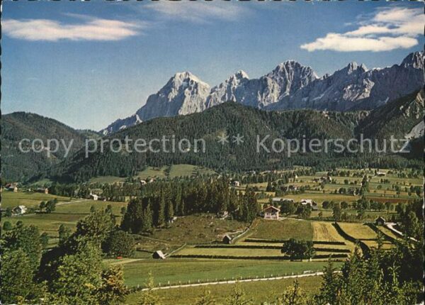 Ramsau Dachstein Steiermark OT Südlehen mit Dachsteinsüdwänden
