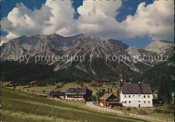 Ramsau Dachstein Steiermark Gebietsteil Kulm mit Scheichenspitze