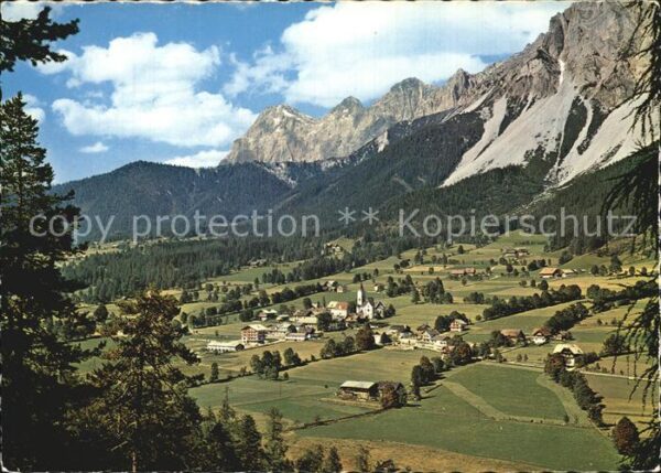 Ramsau Dachstein Steiermark mit Dachsteinsüdwänden