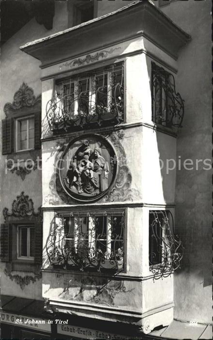 St Johann Tirol Erker Relief