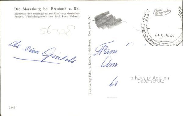 Braubach Rhein Marksburg – Bild 2