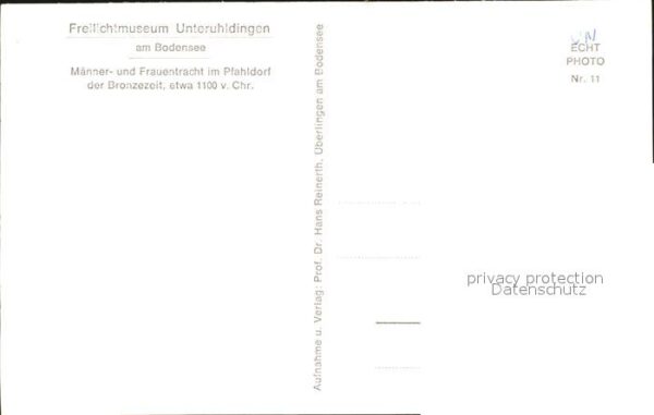 Unteruhldingen Freilichtmuseum Männertracht Frauentrac – Bild 2