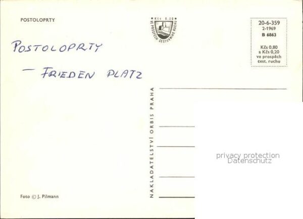 Postoloprty Postelberg Friedensplatz – Bild 2