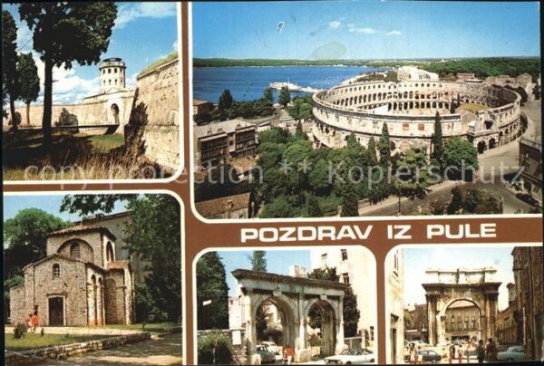 Pola Pula Croatia Festung Amphitheater Kathedrale