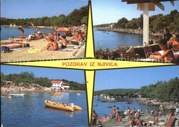 Njivice Badestrand Restaurant Terrasse