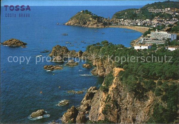 Tossa de Mar Panorama Küste