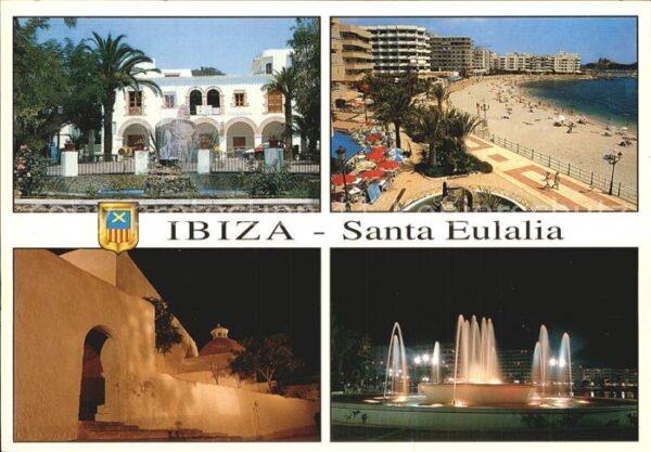 Santa Eulalia del Rio Hotelanlage Swimming Pool Strand Wasser