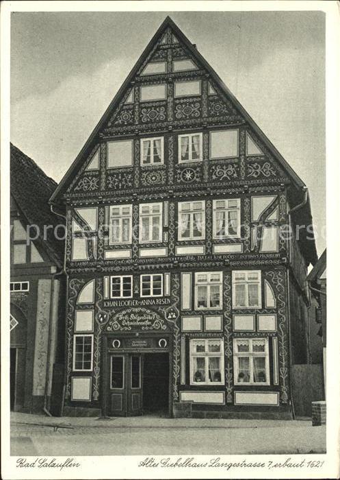 Bad Salzuflen Altes Giebelhaus erbaut 1621 Historisch
