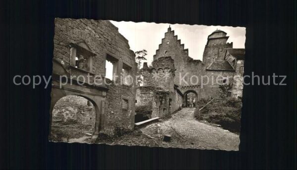 Neustadt Odenwald Burg Breuberg Burgschänke Friedrich Eis