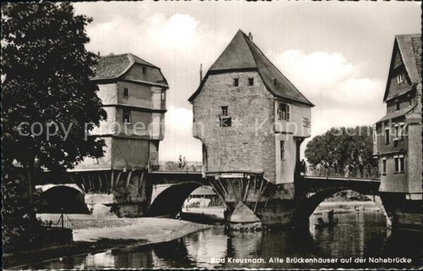 Bad Kreuznach Brückenhäuser über der Nahe