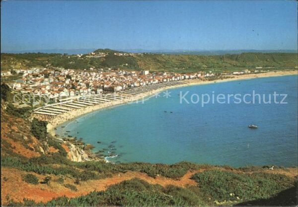 Nazare Portugal Fliegeraufnahme mit Strand