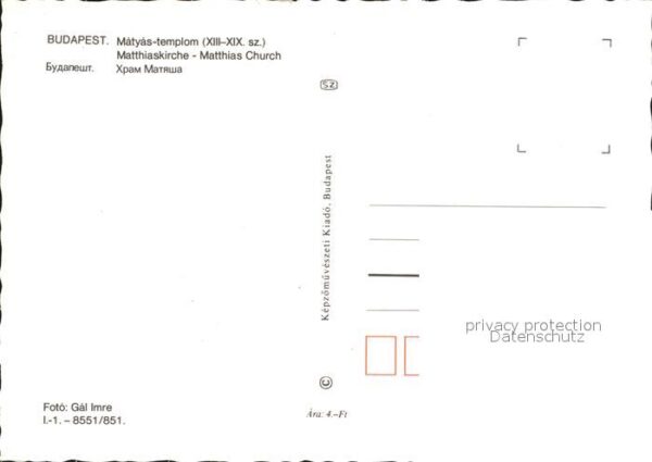 Budapest Matthiaskirche – Bild 2