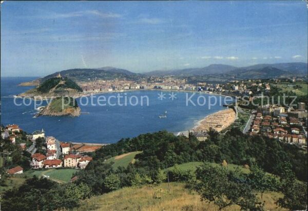 San Sebastian  Pais Vasco ES Vista desde el Monte Igueido