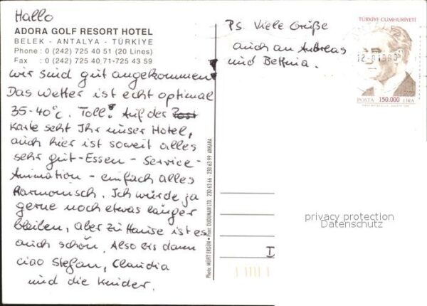 Belek Adora Golf Resort Hotel – Bild 2