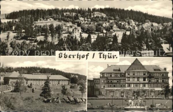 Oberhof Thueringen Panorama Ernst Thälmann Haus
