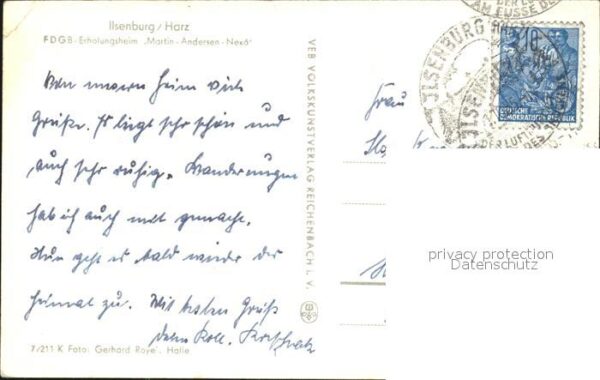Ilsenburg Harz FDGB Erholungsheim martin Andersen Nexö – Bild 2