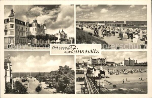 Zinnowitz Ostseebad Hotel Strandpartien Promenade