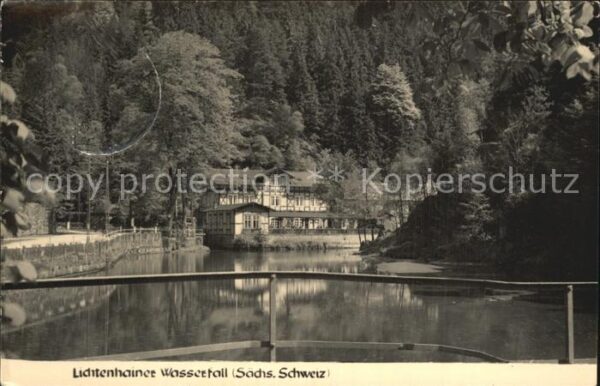 Lichtenhain Sebnitz Lichtenhainer Wasserfall