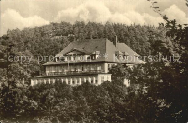Gernrode Harz FDGB Erholungsheim Stubenberg