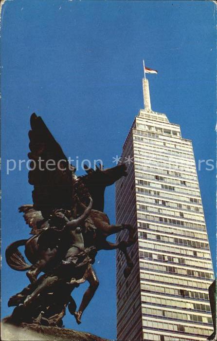Mexico City Pegazo de Querol y Edificio Latino