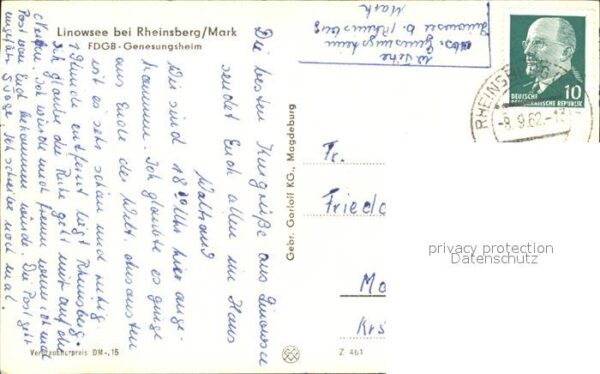 Rheinsberg Linowsee FDGB Erholungsheim – Bild 2
