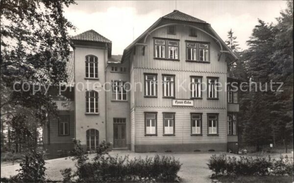 Elbingerode Harz Diakonissenmutterhaus Neuvandsburg Haus