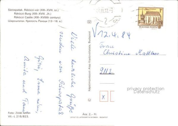Sarospatak Rakoczi Burg – Bild 2