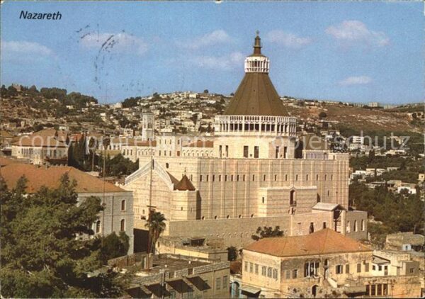 Nazareth Israel Teilansicht Verkündungs Basilika