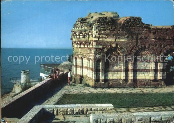 Nessebar Nessebyr Nessebre Mittelalterliche Kirche Hl Joan Aliturg