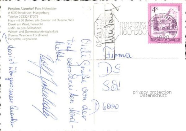 Innsbruck Pension Alpenhof Gastraum Hallenbad Pan – Bild 2