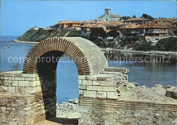 Nessebar Nessebyr Nessebre Teilansicht Torruine