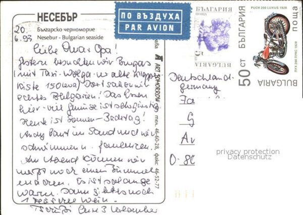 Nessebar Nessebyr Nessebre Dorfmotive Hafenpartie – Bild 2
