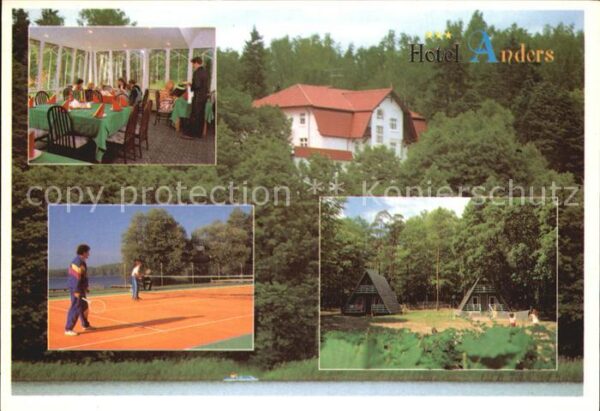 Ostroda Hotel Anders Gastraum Tennisplatz Bunga