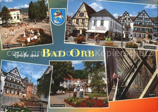 Bad Orb Rathausplatz Marktplatz Brunnen Brunnen