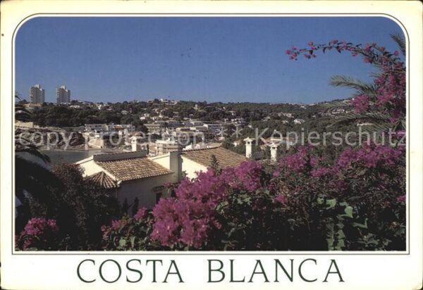 Moraira Stadtblick