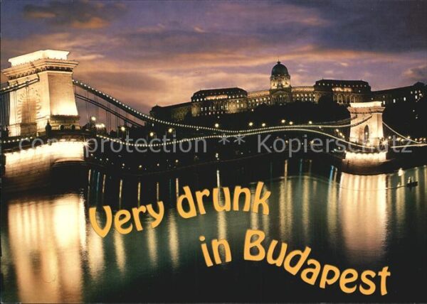 Budapest Nachtaufnahme Very Drunk