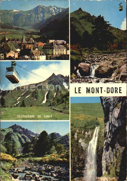Le Mont-Dore Puy de Dome Bergbahnen Wasserfall