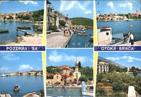 Otok Rab Hafen Bucht Ortsansicht