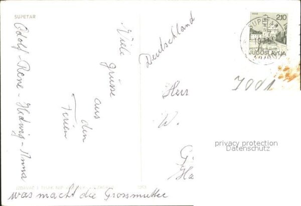 Supetar Hafen Meeer Ortsansicht – Bild 2