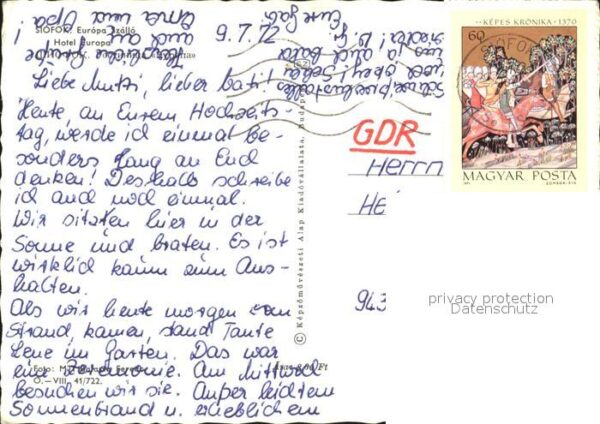 Siofok Hotel Europa Nachtaufnahme – Bild 2