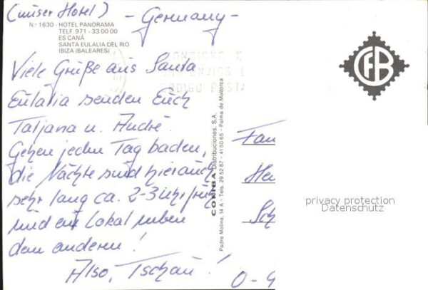 Santa Eulalia del Rio Hotel Panaroma Ibiza – Bild 2